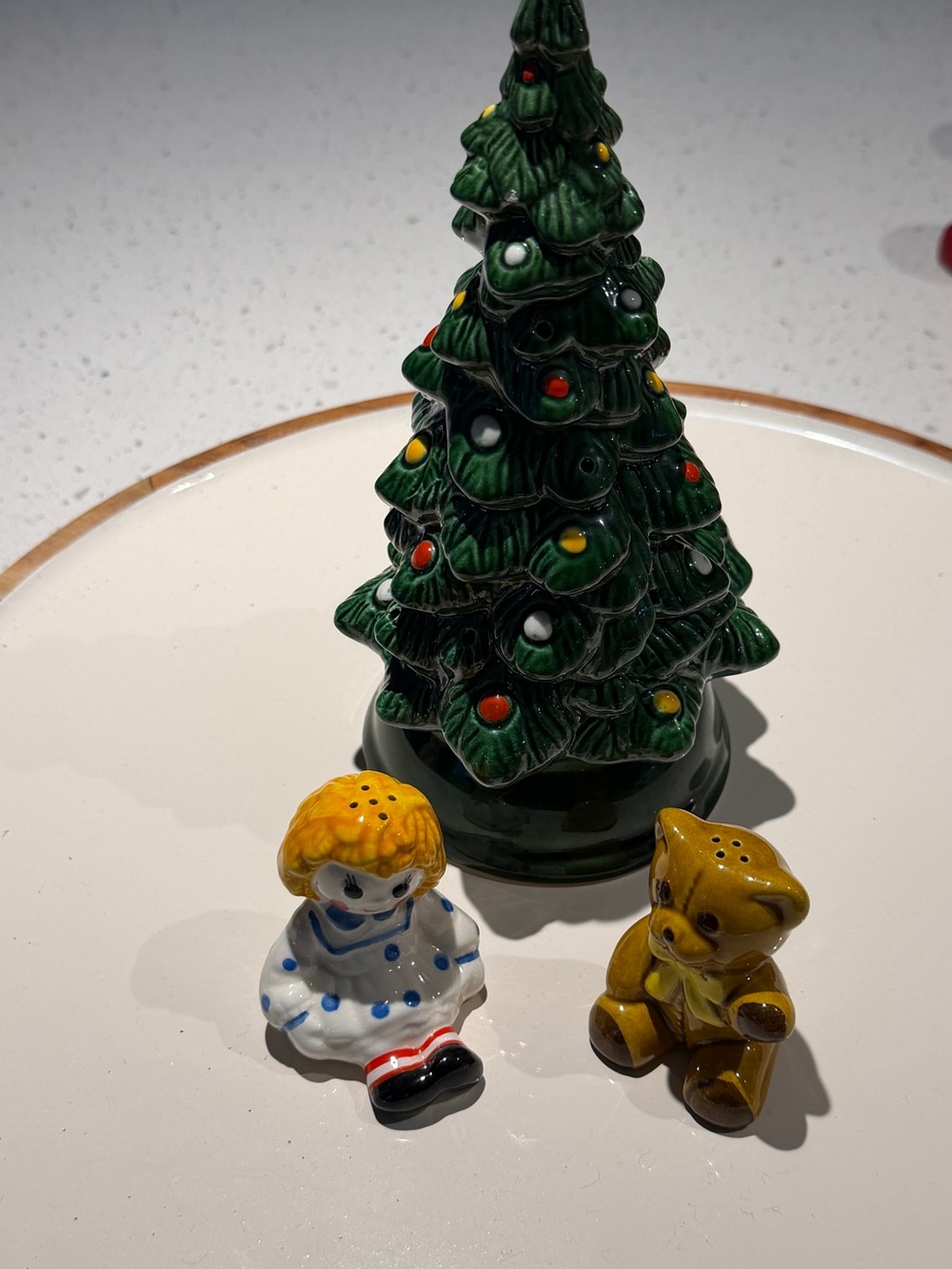 Vintage 1979 Avon Merry Christmas Cheer Hostess Set | Ceramic Pomander